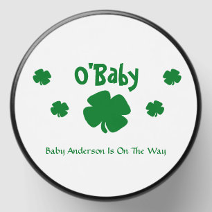 O'Baby St Patrick's Day Baby Shower Mini Candle Favors
