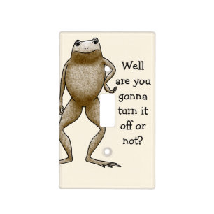 Obadiah Toad Light Switch Cover