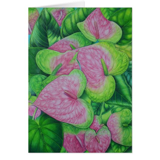 Obake Anthuriums Cards (Front)