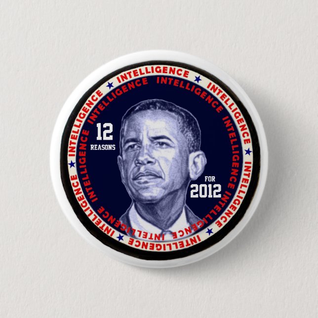 Obama12 Reasons button (Front)