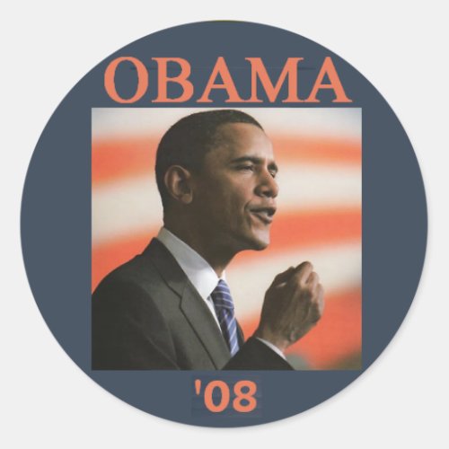 Obama 08 Sticker
