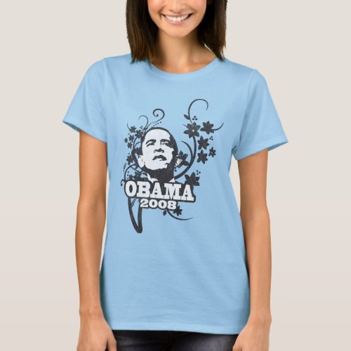 Obama 08 Vintage T_Shirt