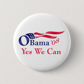 Obama 08 Yes We Can Button
