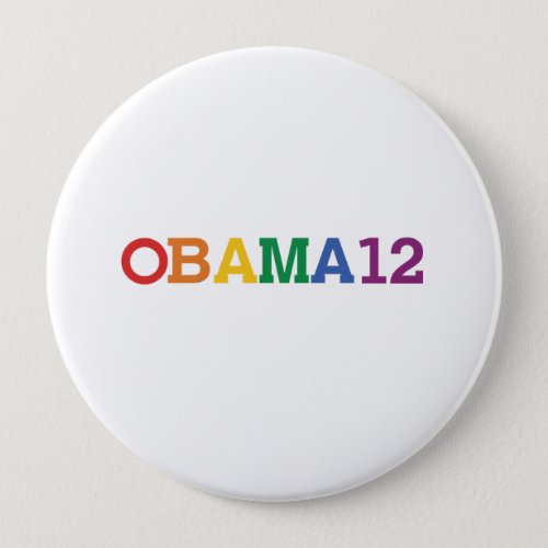 OBAMA 12 RAINBOW _png Button