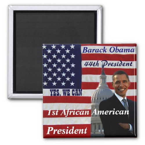 Obama1st African American President_Magnet Magnet