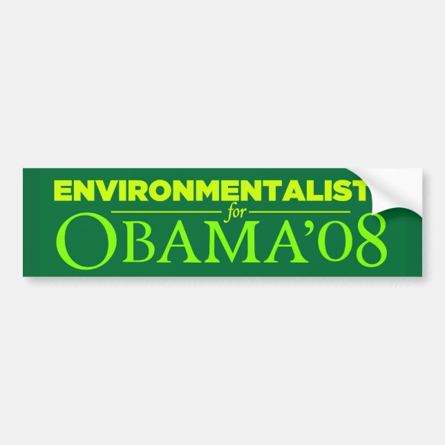 Obama 2008 Bumper Sticker (Front)