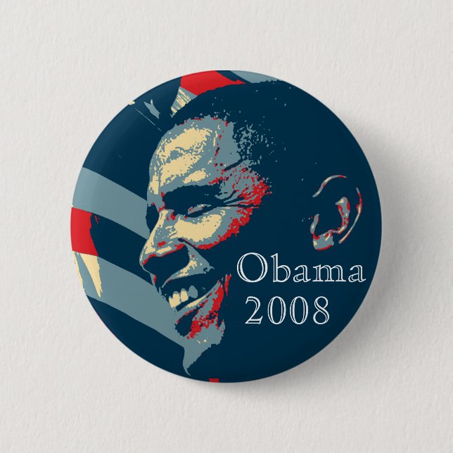 Obama 2008 button (Front)