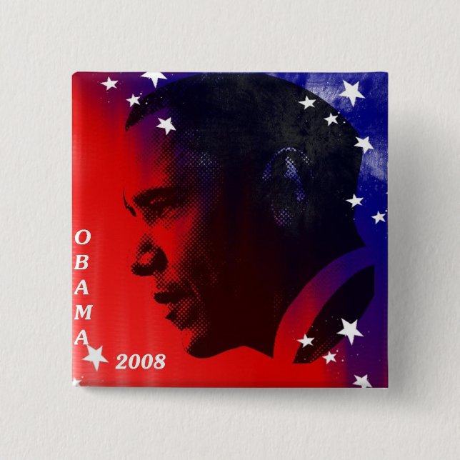 Obama 2008 button (Front)