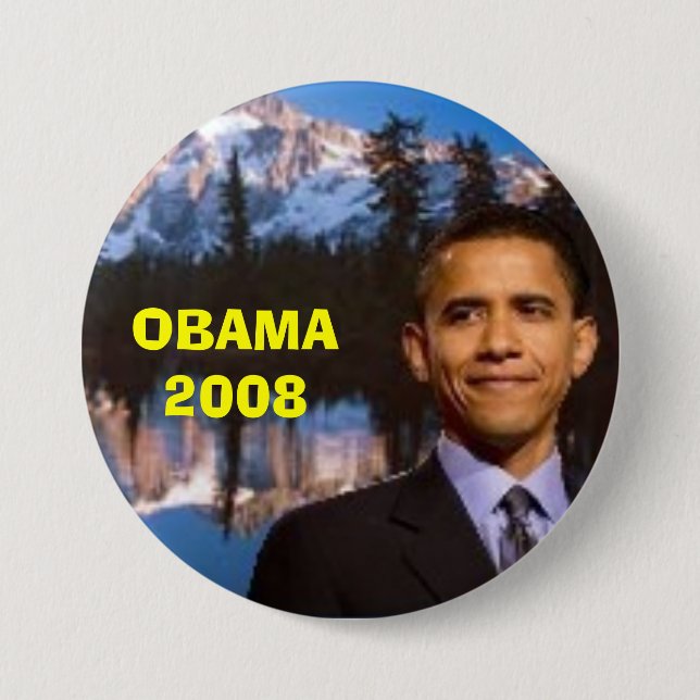 OBAMA 2008 BUTTON (Front)