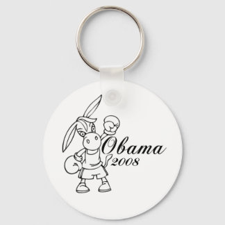 Obama 2008 donkey keychain