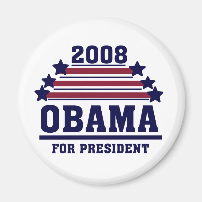 OBAMA 2008 Magnet (Front)