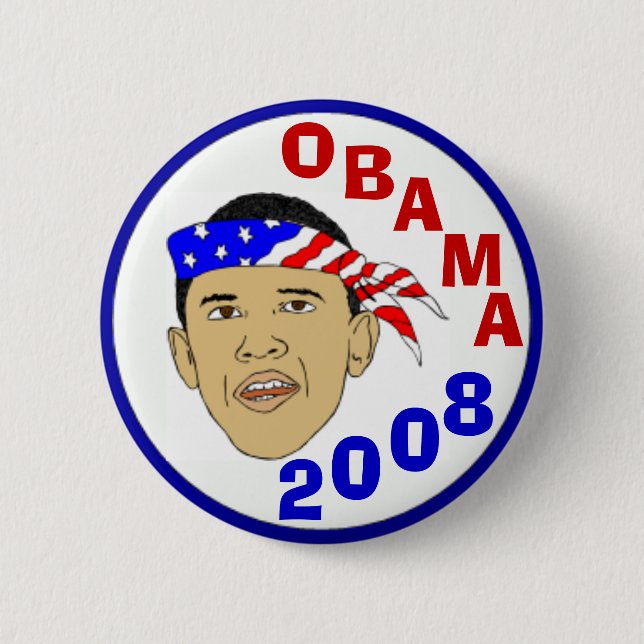 OBAMA 2008 PINBACK BUTTON (Front)