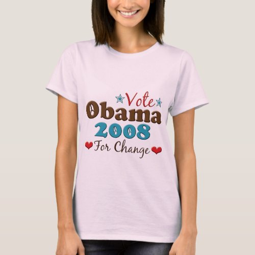 Obama 2008 T shirt Barack Obama Organic Tee