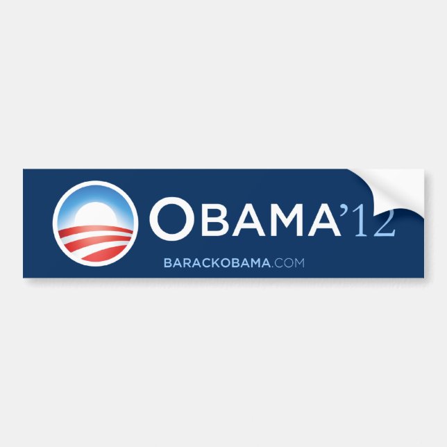 Obama 2012 Bumper Sticker (Front)