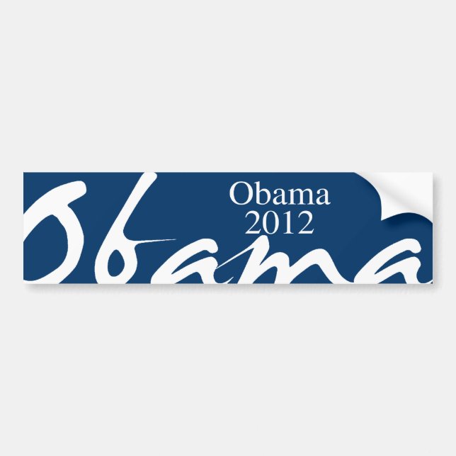 OBAMA 2012 - BUMPER STICKER (Front)