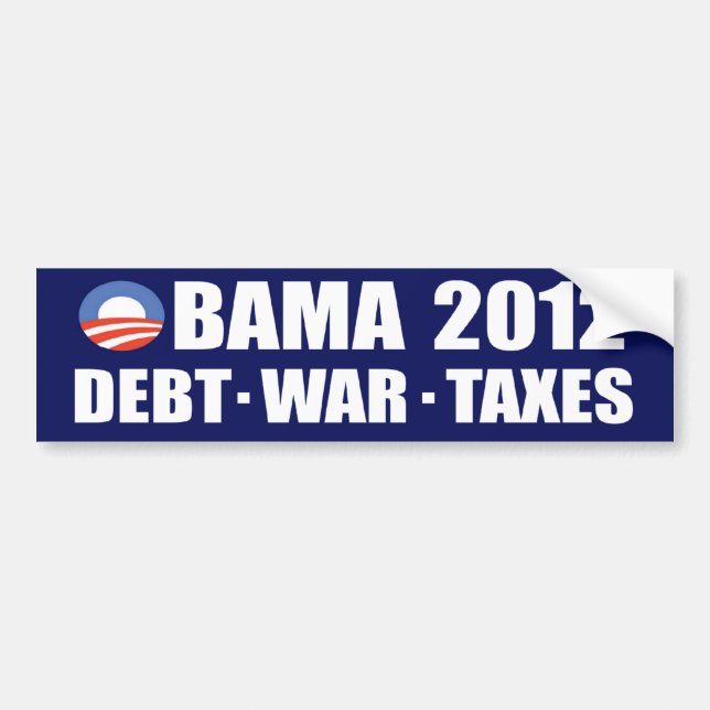 Obama 2012 bumper sticker (Front)