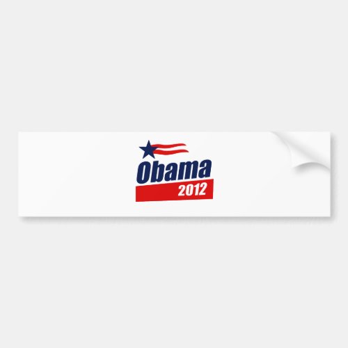 Obama 2012 bumper sticker