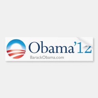 Obama 2012 bumper sticker