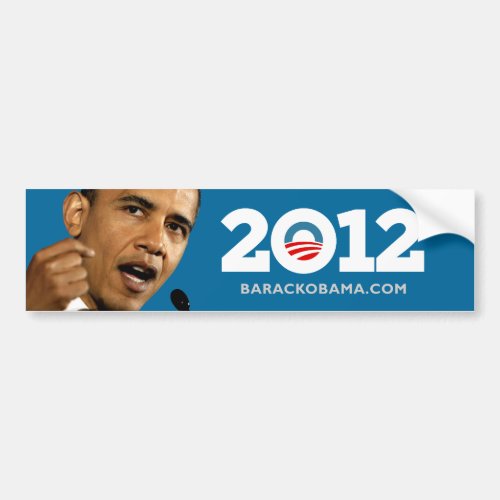 Obama 2012 bumper sticker