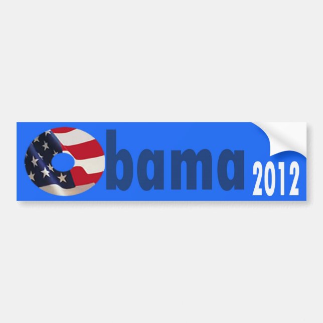 Obama 2012 bumper sticker (Front)