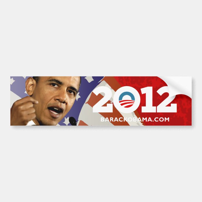 Obama 2012 Bumper Sticker Zazzle