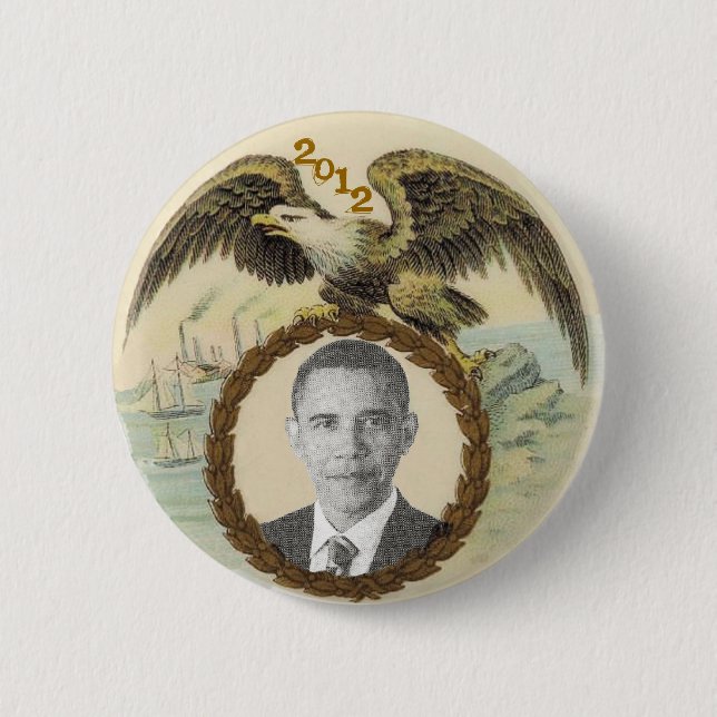 Obama 2012 button (Front)
