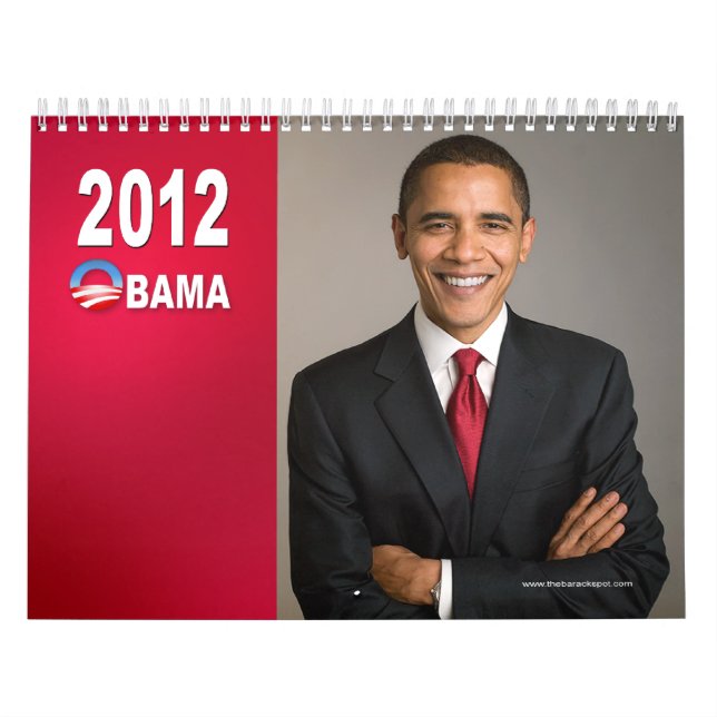 Obama 2012 Collectible Keepsake Calendar III (Cover)