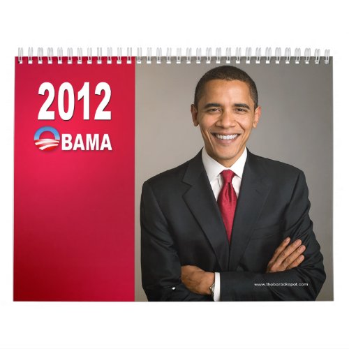 Obama 2012 Collectible Keepsake Calendar III