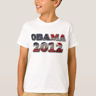 Obama 2012 Flag Kid's T-Shirt