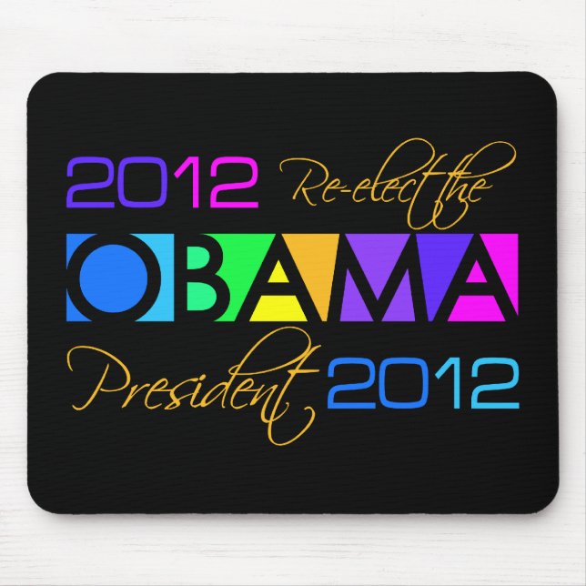 OBAMA 2012 mousepad (Front)