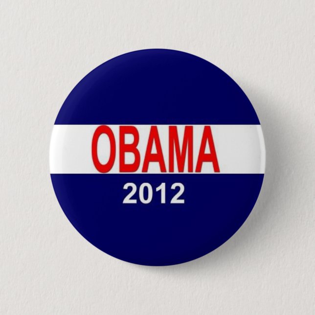 Obama 2012 pinback button (Front)