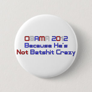 OBAMA 2012 PINBACK BUTTON