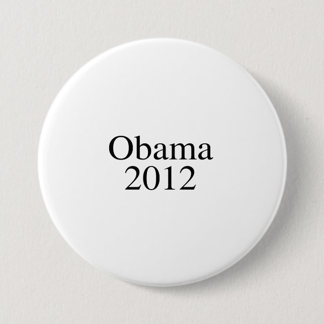 Obama 2012 - pinback button (Front)