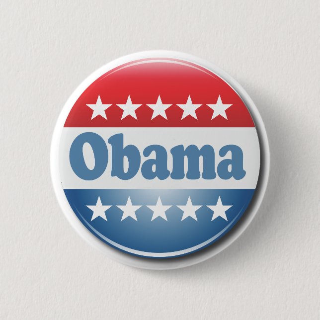 Obama 2012 pinback button (Front)