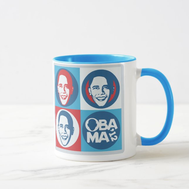 Obama 2012 Pop Art Mug (Right)