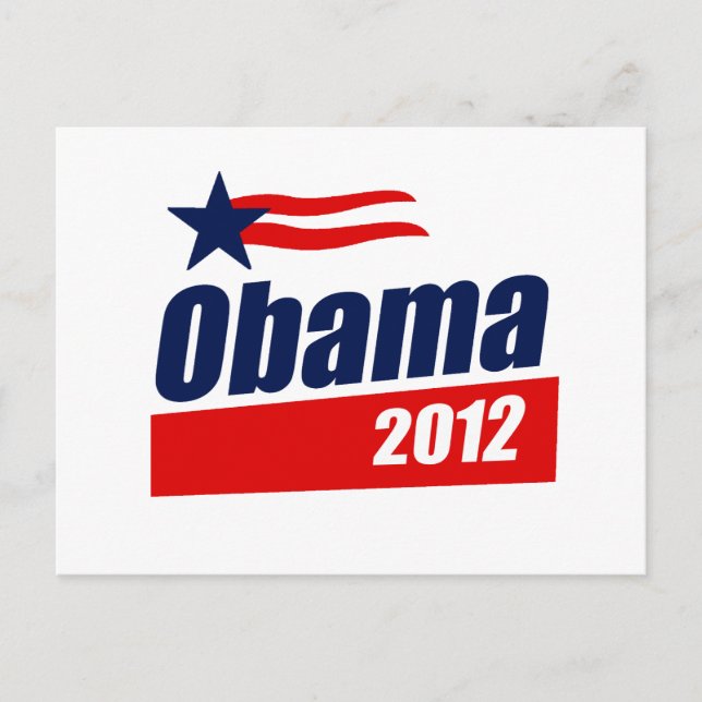 Obama 2012 postcard (Front)