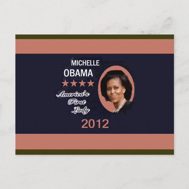 OBAMA 2012 POSTCARD (Front)