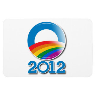 Obama 2012 Pride Button Magnet