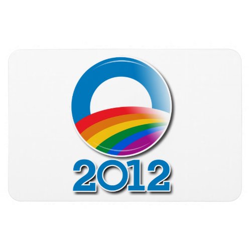 Obama 2012 Pride Button Magnet