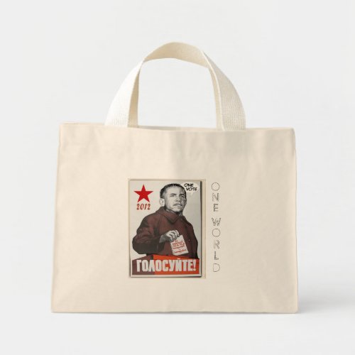 Obama 2012 propaganda poster bag