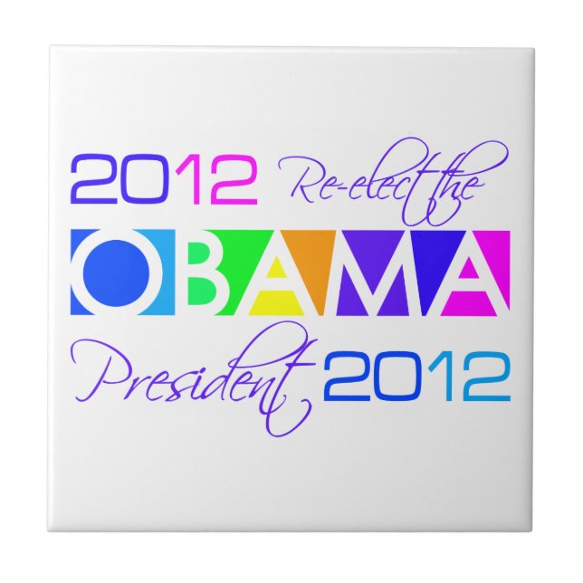 OBAMA 2012 tile (Front)
