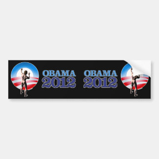 Obama 2012 (twofer) bumper sticker