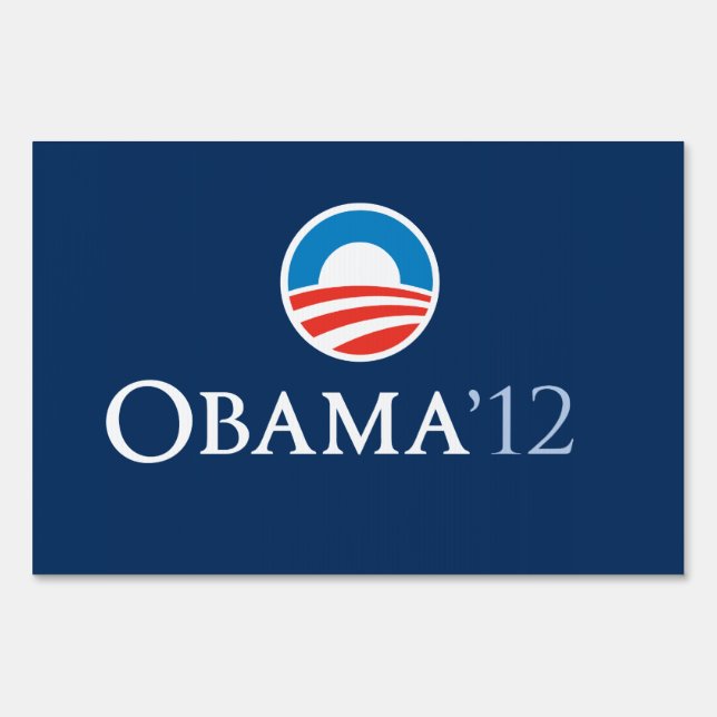Obama 2012 Yard Sign (Front)