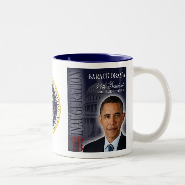 Obama 2013 Inauguration Commemorative Mug (Right)