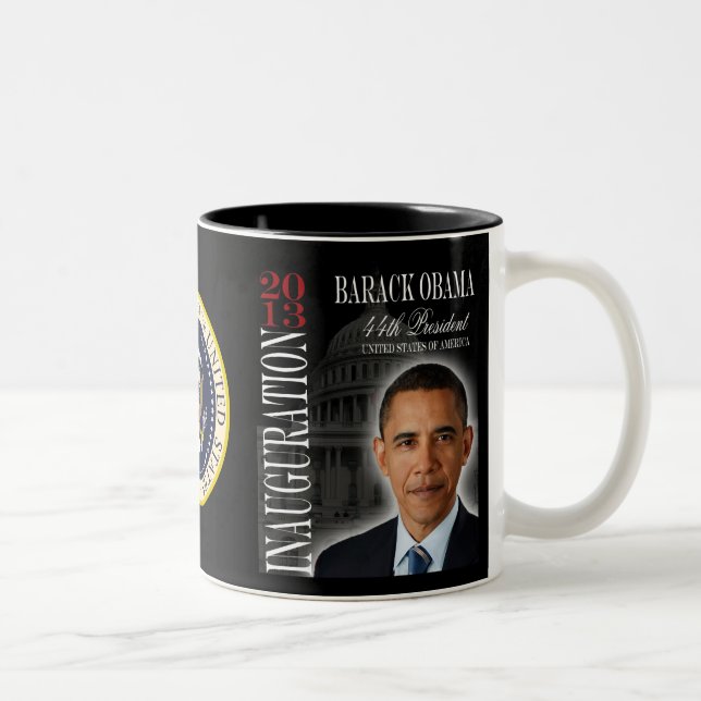 Obama 2013 Inauguration Commemorative Mug (Right)
