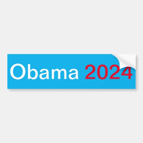 Obama 2024 bumper sticker