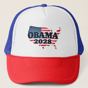 Obama 2028 — A New Dawn for America Trucker Hat