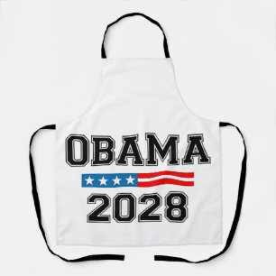 Obama 2028 Democracy Election USA Apron