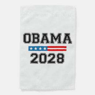 Obama 2028 Democracy Election USA  Garden Flag