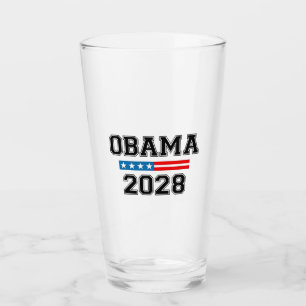 Obama 2028 Democracy Election USA Glass